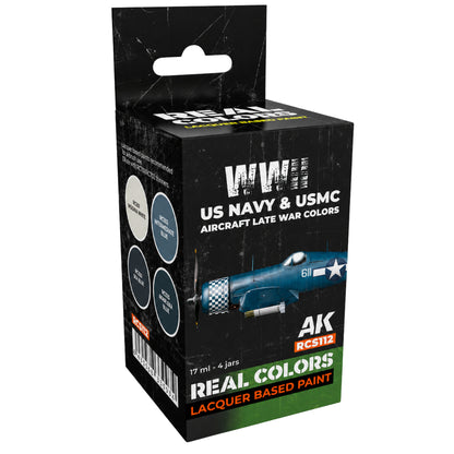 AK Interactive WWII US Navy & USMC Aircraft Late War Colors – RCS112