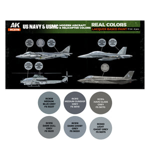 AK Interactive US Navy & USMC Modern Aircraft & Helicopter Colors – RCS116