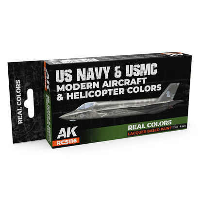 AK Interactive US Navy & USMC Modern Aircraft & Helicopter Colors – RCS116