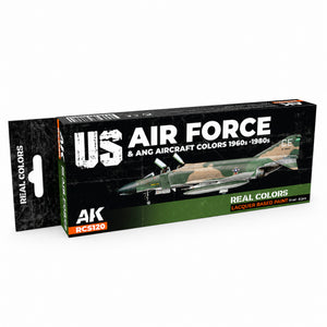 AK Interactive US Air Force & ANG Aircraft Colors 1960s-1980s – RCS120