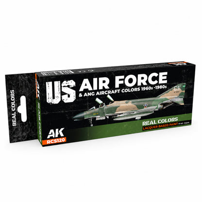 AK Interactive US Air Force & ANG Aircraft Colors 1960s-1980s – RCS120