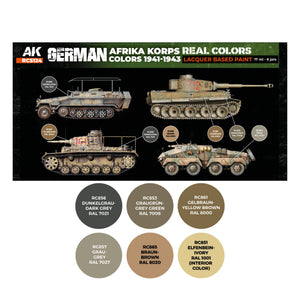 AK Interactive German Afrika Korps Colors 1941-1943 – RCS124