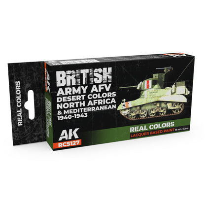 AK Interactive British Army AFV Desert Colors. North Africa and Mediterranean 1940-1943 – RCS127