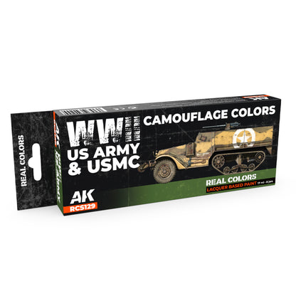 AK Interactive WWII US Army & USMC Camouflage Colors – RCS129