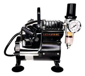 Silent Mini Air Compressor w/ Regulator and hose by NO-NAME Brand