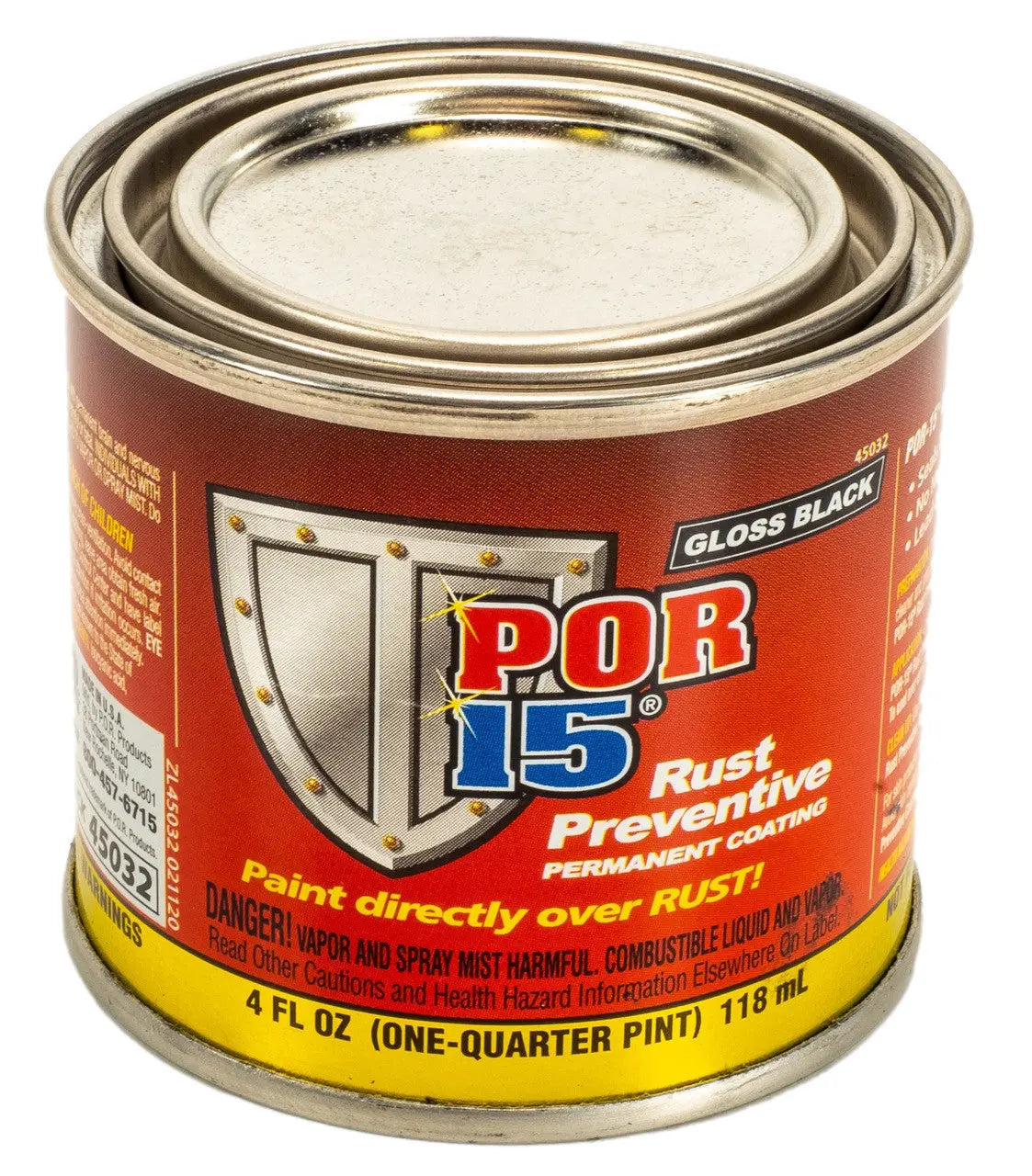 Rust preventive paint gloss black