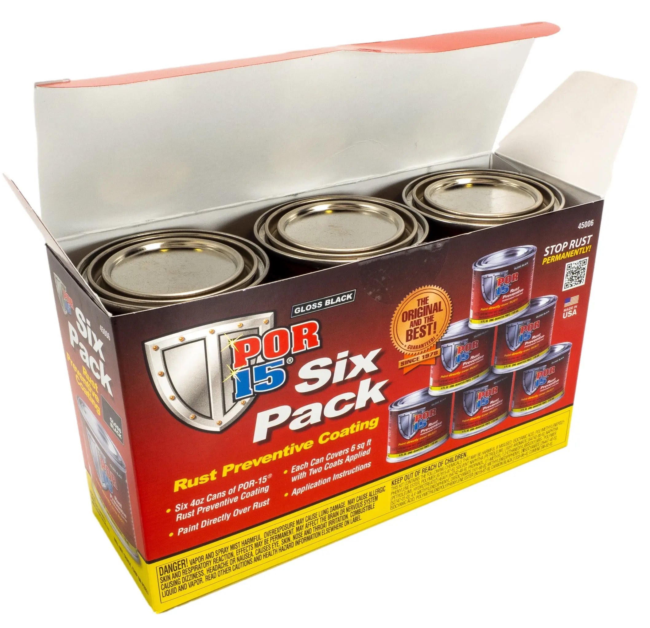 Rust preventive paint gloss black