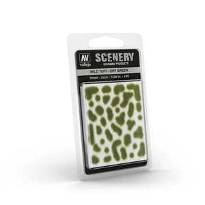 Vallejo Scenery: Wild Tuft – Dry Green (2mm)