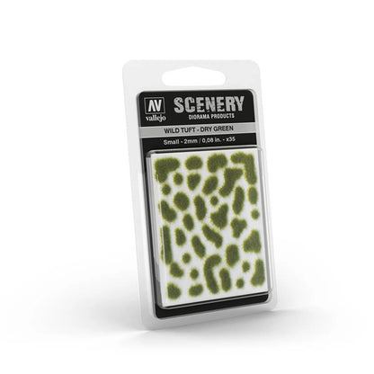 Vallejo Scenery: Wild Tuft – Dry Green (2mm)