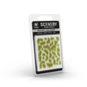 Vallejo Scenery: Wild Tuft – Light Green (4mm)