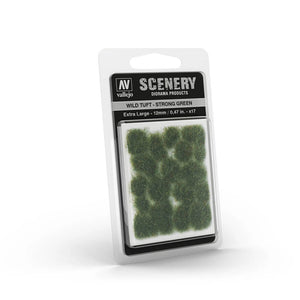 Vallejo Scenery: Wild Tuft – Strong Green (12mm)