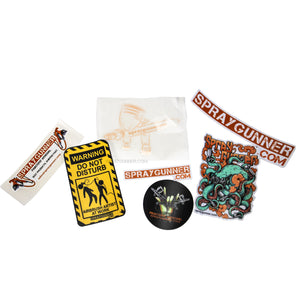 Spraygunner & No-Name Sticker Set (7 pcs)