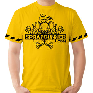 SprayGunner Exclusive WARNING! DO NOT DISTURB Airbrush Artist T-shirt
