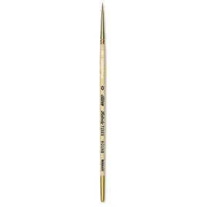 Silver Brush Silver Kolinsky Round Short Handle Brush Size