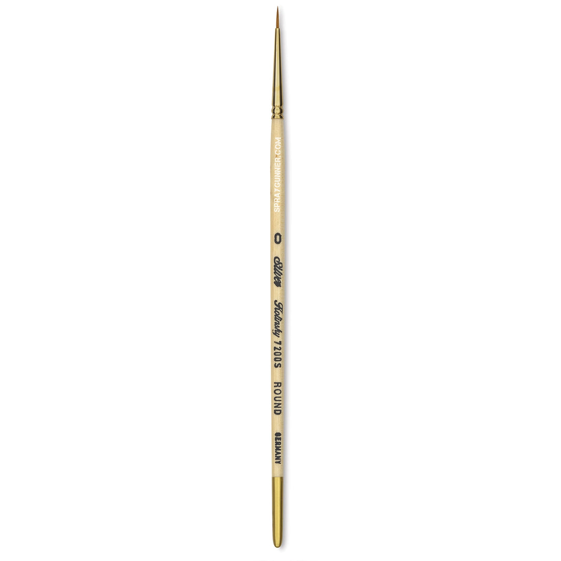 Silver Brush Silver Kolinsky Round Short Handle Brush Size