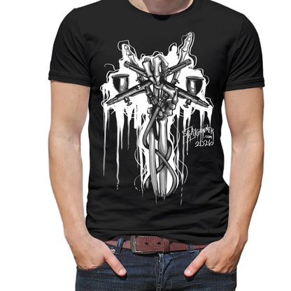 SprayGunner Exclusive Skeleton Arm Monster T-Shirt