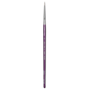 The Silver Silk 88 Synthetic Ultra Round short-handle brush is available in size 0. Perfect for smooth application, precise control, and tiny details.