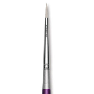 Size 0 Silver Brush Silver Silk 88 Synthetic Ultra Round with a short handle. Perfect for smooth application, fine details, and precise control.
