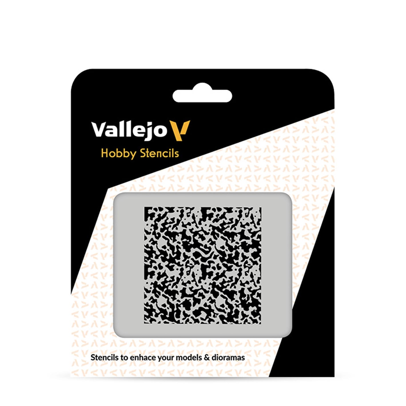 Vallejo Hobby Stencils: Weathered Paint 1/72 (125x125mm)