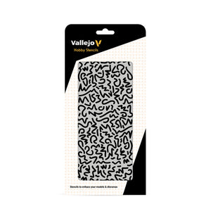 Vallejo Hobby Stencils: Luftwaffe WWII Shingles Camo (125x250mm)