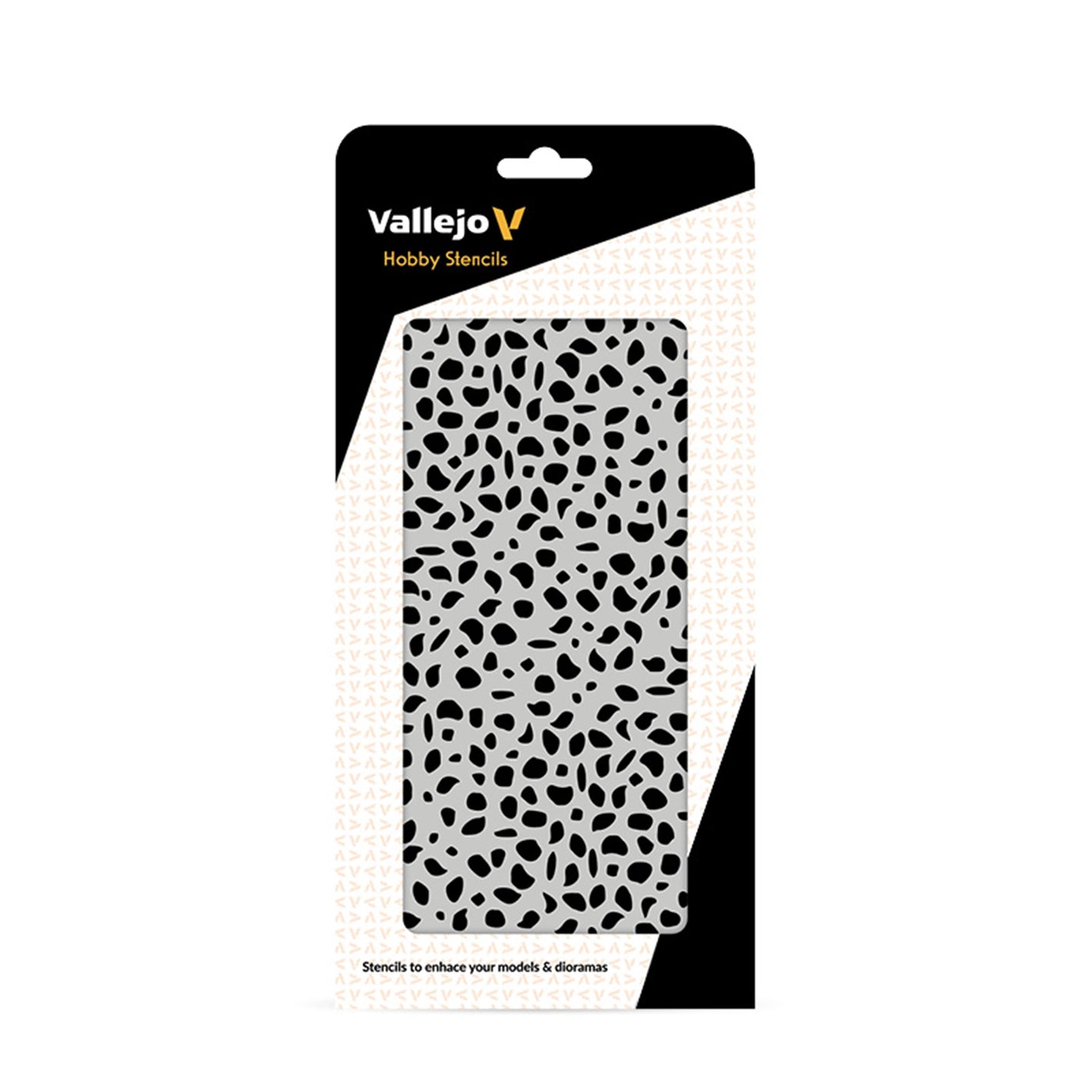 Vallejo Hobby Stencils: Luftwaffe WWII Spots Camo (125x250mm)