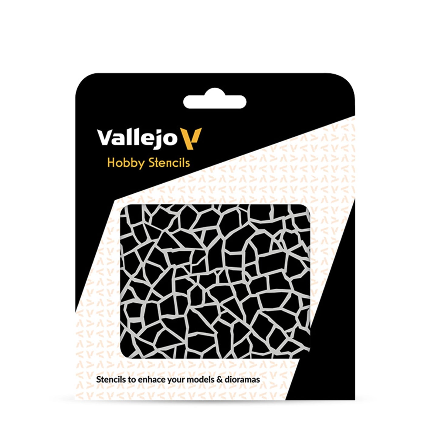 Vallejo Hobby Stencils: Giraffe Camo WWII (125x125mm)