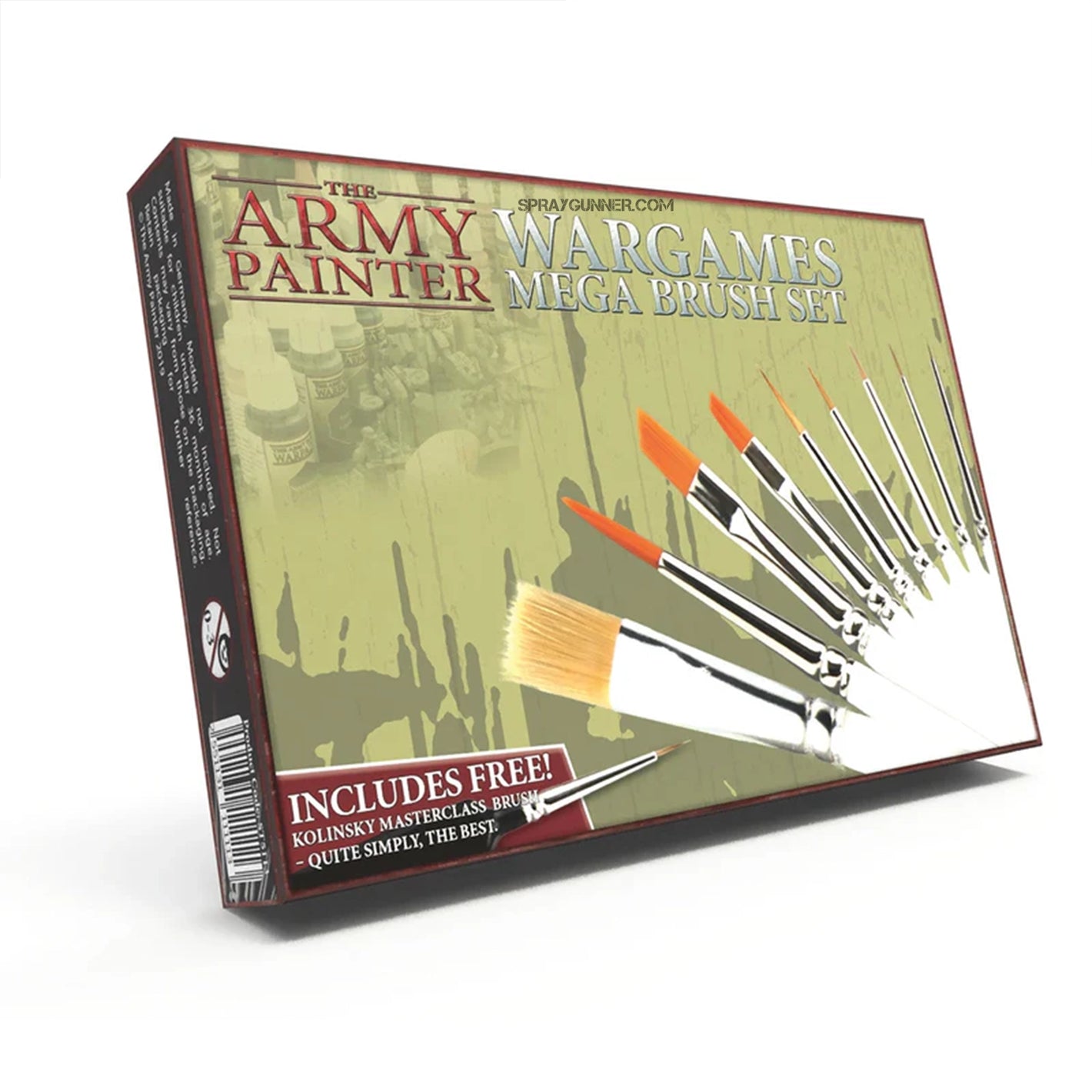 THE ARMY PAINTER: Mega Brush Set - SprayGunner