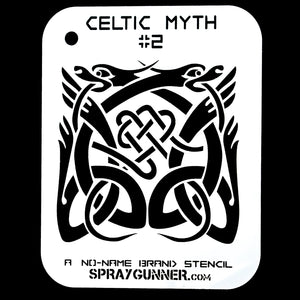 NO-NAME Brand Celtic Myth Stencil #2