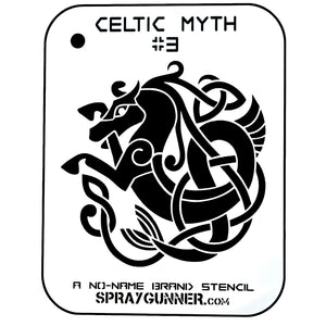 NO-NAME Brand Celtic Myth Stencil #3