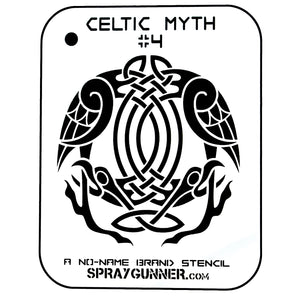 NO-NAME Brand Celtic Myth Stencil #4