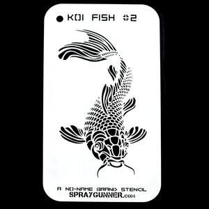 NO-NAME Brand Koi Fish Stencil #2