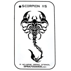 NO-NAME Brand Scorpion Stencil #5