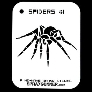 NO-NAME Brand Spiders Stencil #1