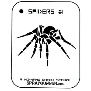 NO-NAME Brand Spiders Stencil #1