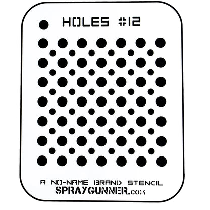 NO-NAME Brand Holes Stencil #12 - SprayGunner