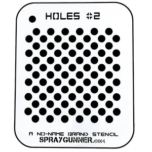 NO-NAME Brand Holes Stencil #2 - SprayGunner