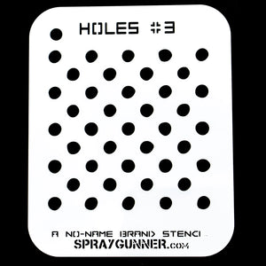 NO-NAME Brand Holes Stencil #3 - SprayGunner