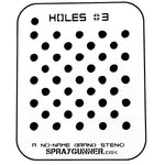 NO-NAME Brand Holes Stencil #3 - SprayGunner