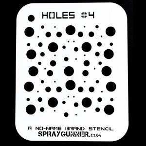 NO-NAME Brand Holes Stencil #4