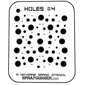 NO-NAME Brand Holes Stencil #4