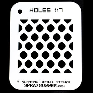 NO-NAME Brand Holes Stencil #7