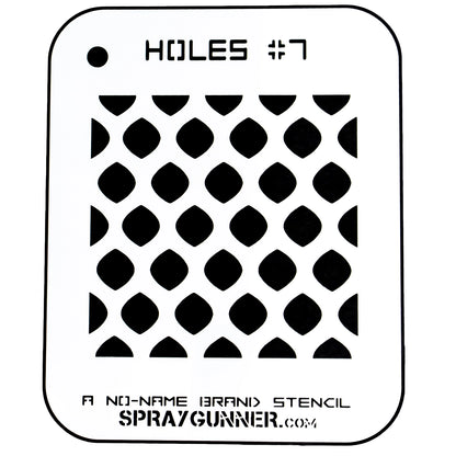 NO-NAME Brand Holes Stencil #7 - SprayGunner