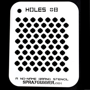 NO-NAME Brand Holes Stencil #8