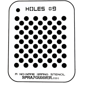 NO-NAME Brand Holes Stencil #9 - SprayGunner