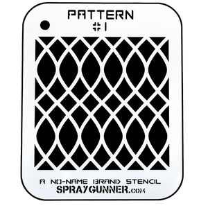 NO-NAME Brand Pattern Stencil #1 - SprayGunner