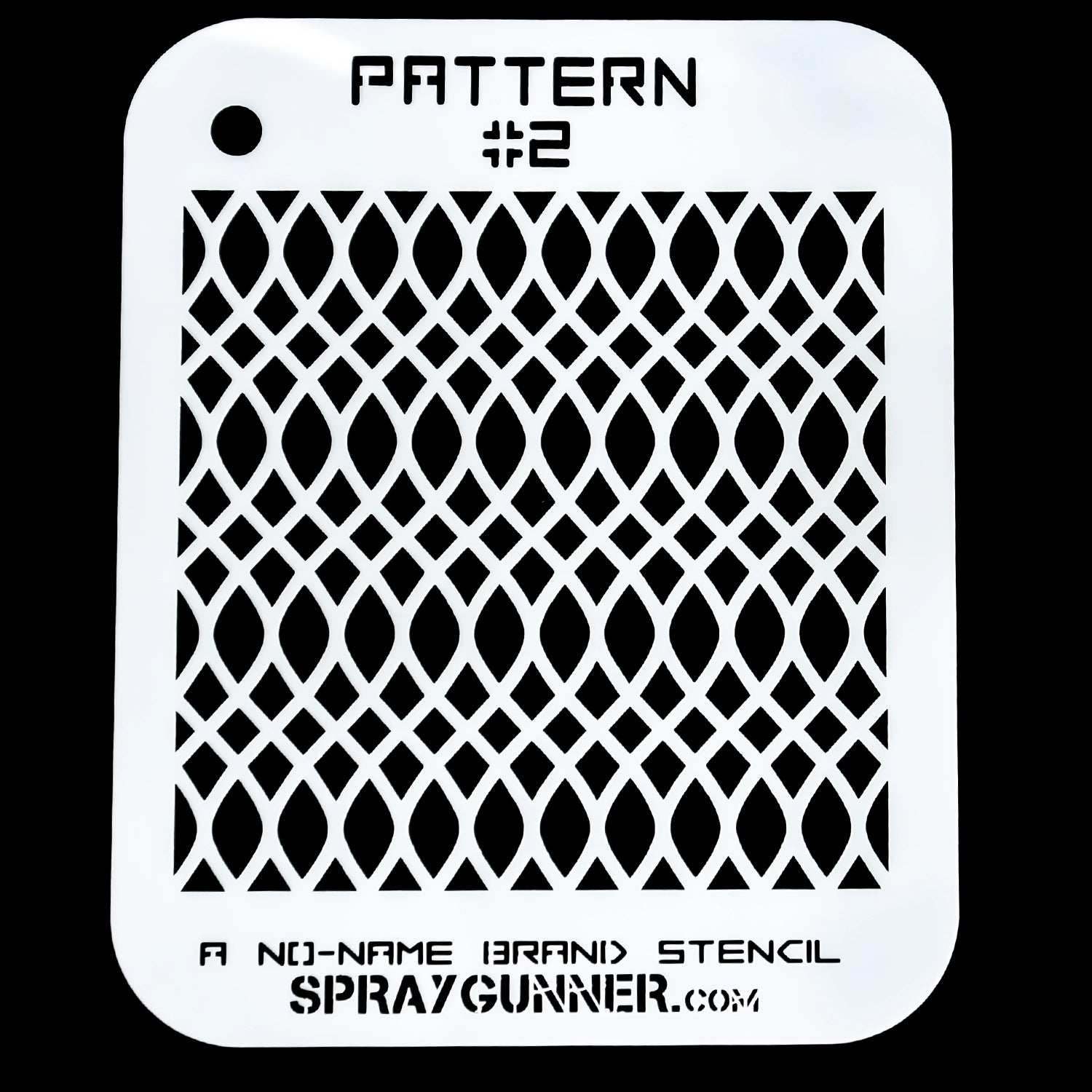 NO-NAME Brand Pattern Stencil #2 - SprayGunner