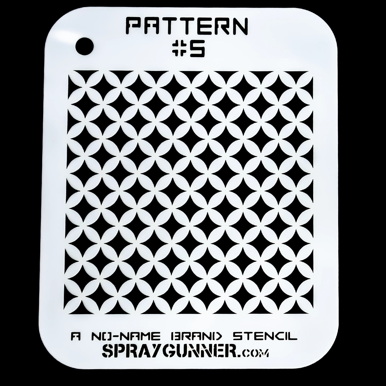 NO-NAME Brand Pattern Stencil #5 - SprayGunner