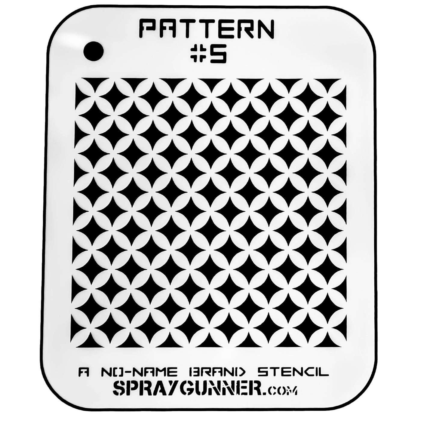 NO-NAME Brand Pattern Stencil #5 - SprayGunner