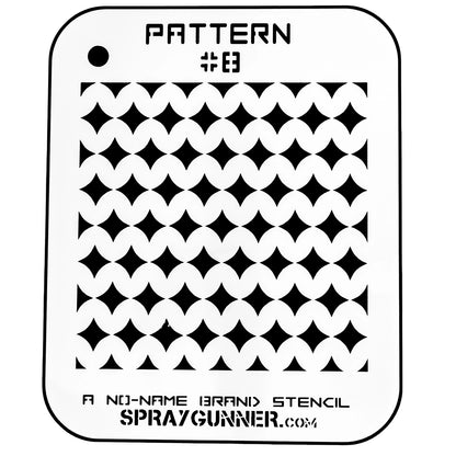 NO-NAME Brand Pattern Stencil #8 - SprayGunner