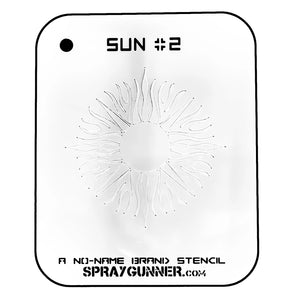 NO-NAME Brand Sun Stencil #2 - SprayGunner